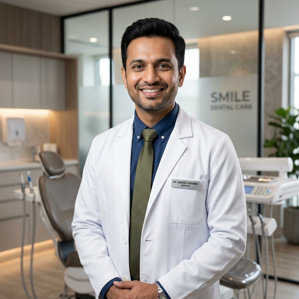 Dr. Manish Kumar Jha - Chief Dentist & Orthodontist at BRACE-O-DENT